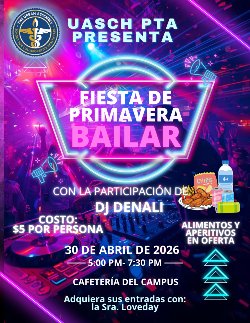 Baile de Primavera de la PTA — 30 de abril de 2026, 5:00-7:30